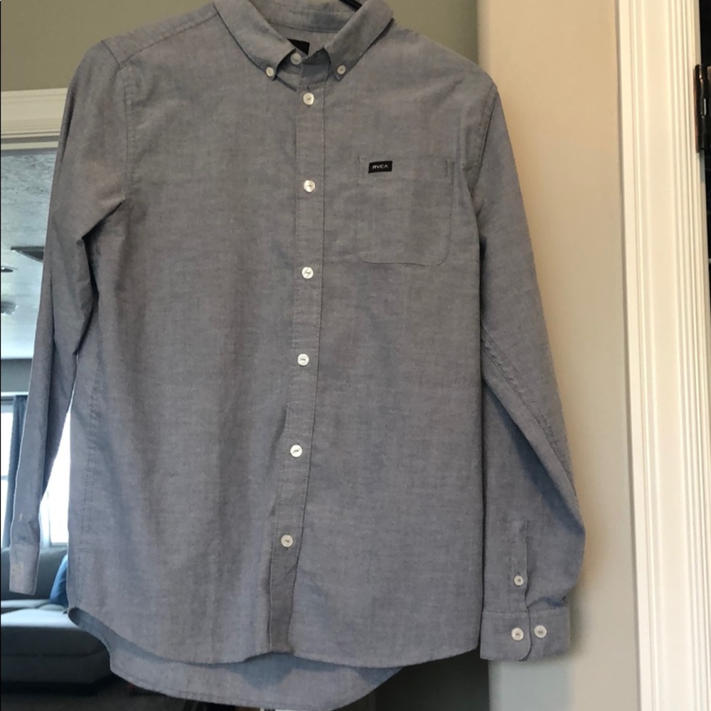 Rvca long sleeve button up